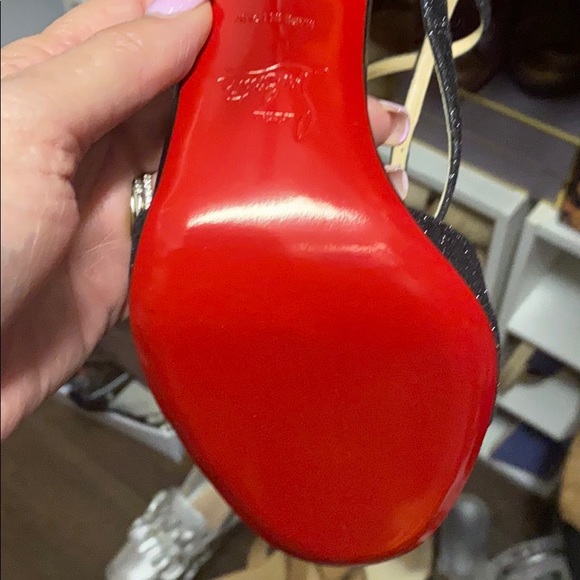 Christian louboutin black sandals - Picture 9 of 9